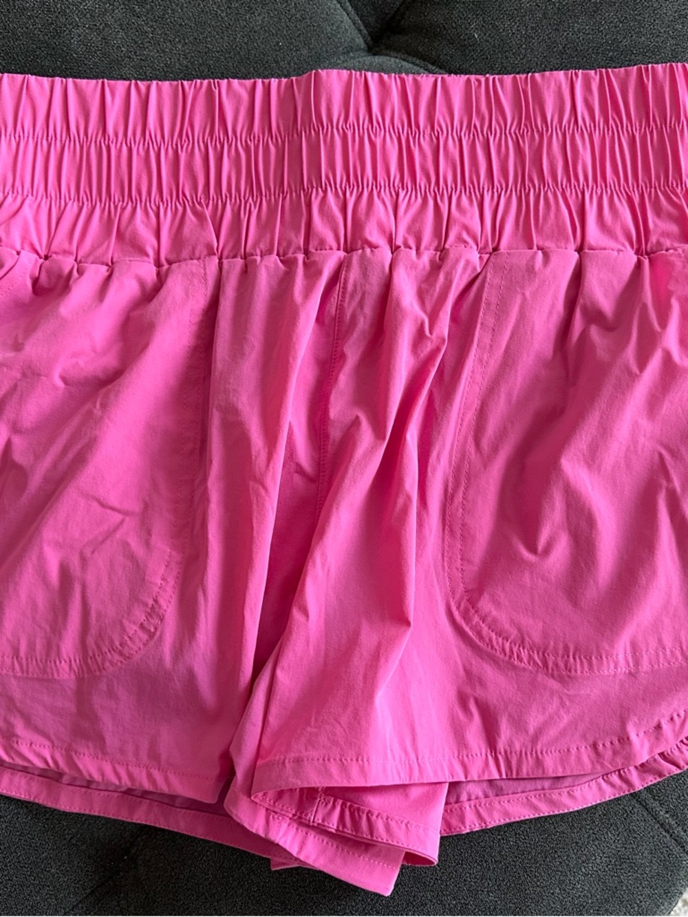 JoyLab Hot Pink Elastic-Waist Athletic Shorts